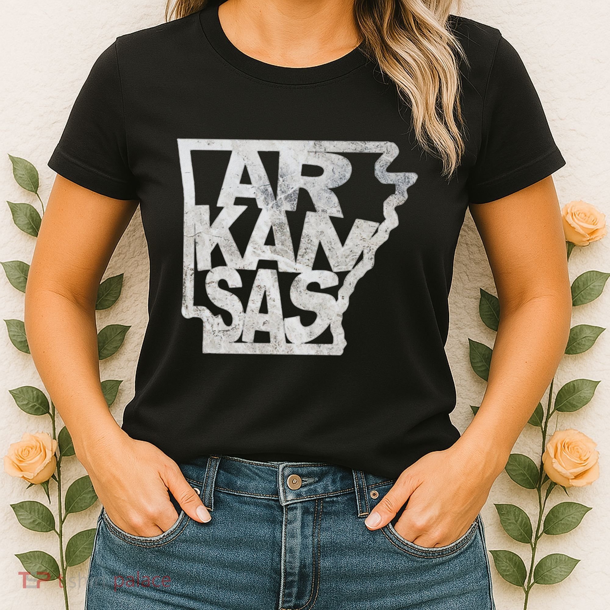 Arkansas Outline State Women's T-Shirt