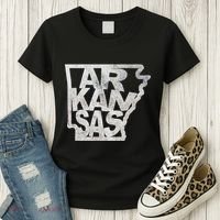 Arkansas Outline State Women's T-Shirt thumb 3
