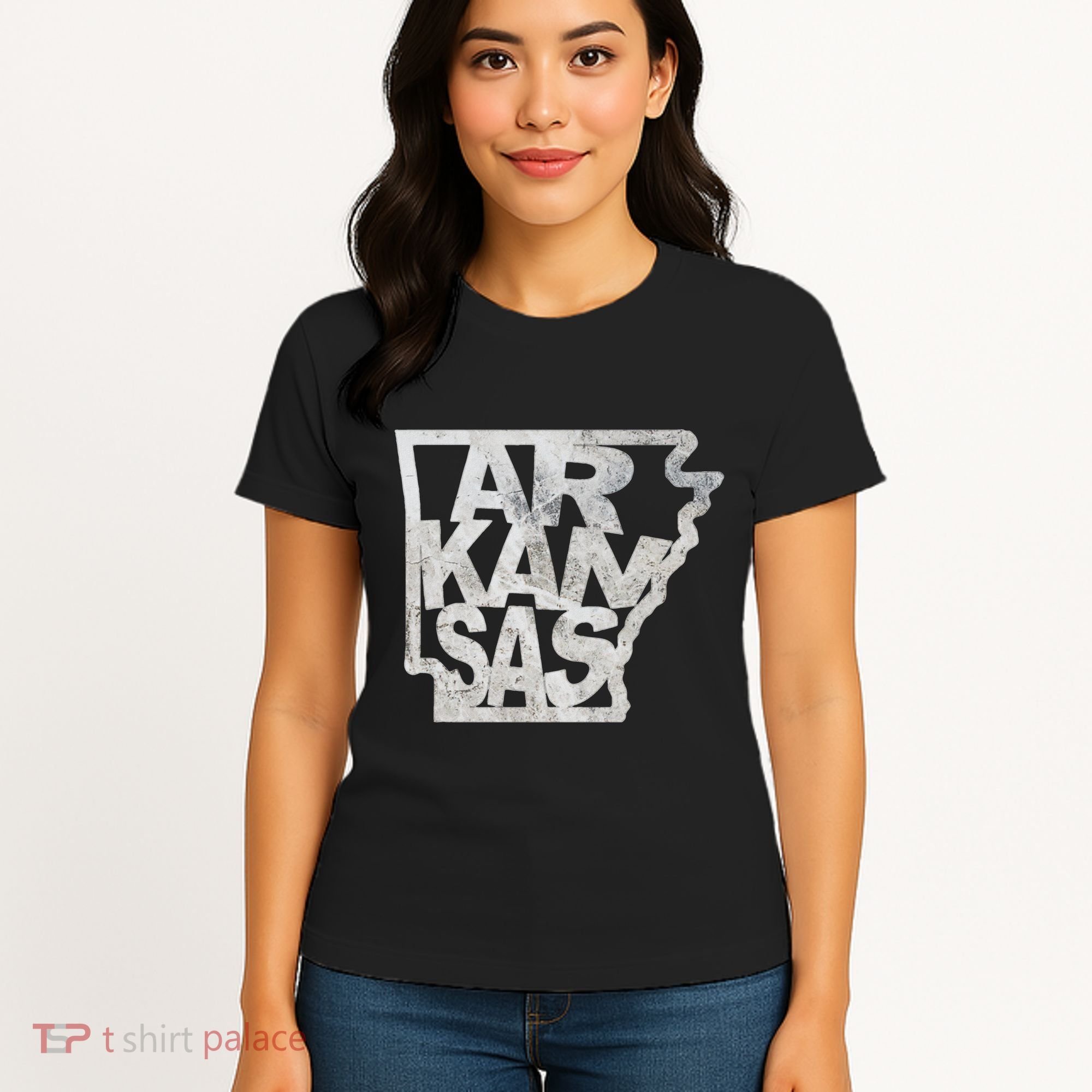 Arkansas Outline State Women's T-Shirt