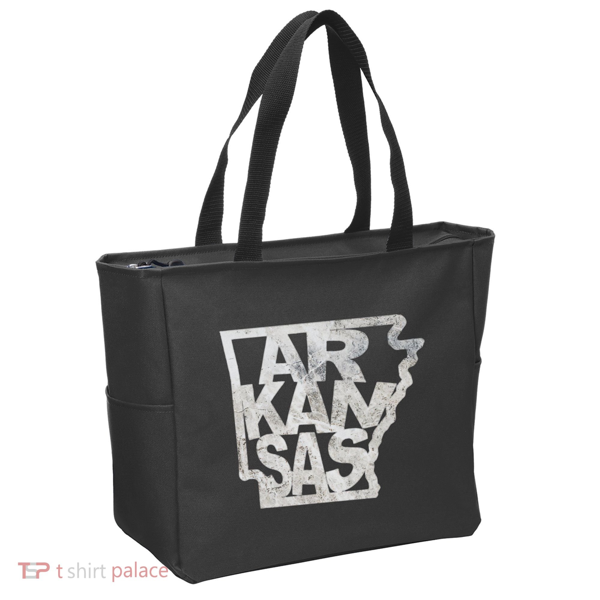 Arkansas Outline State Tote Bag