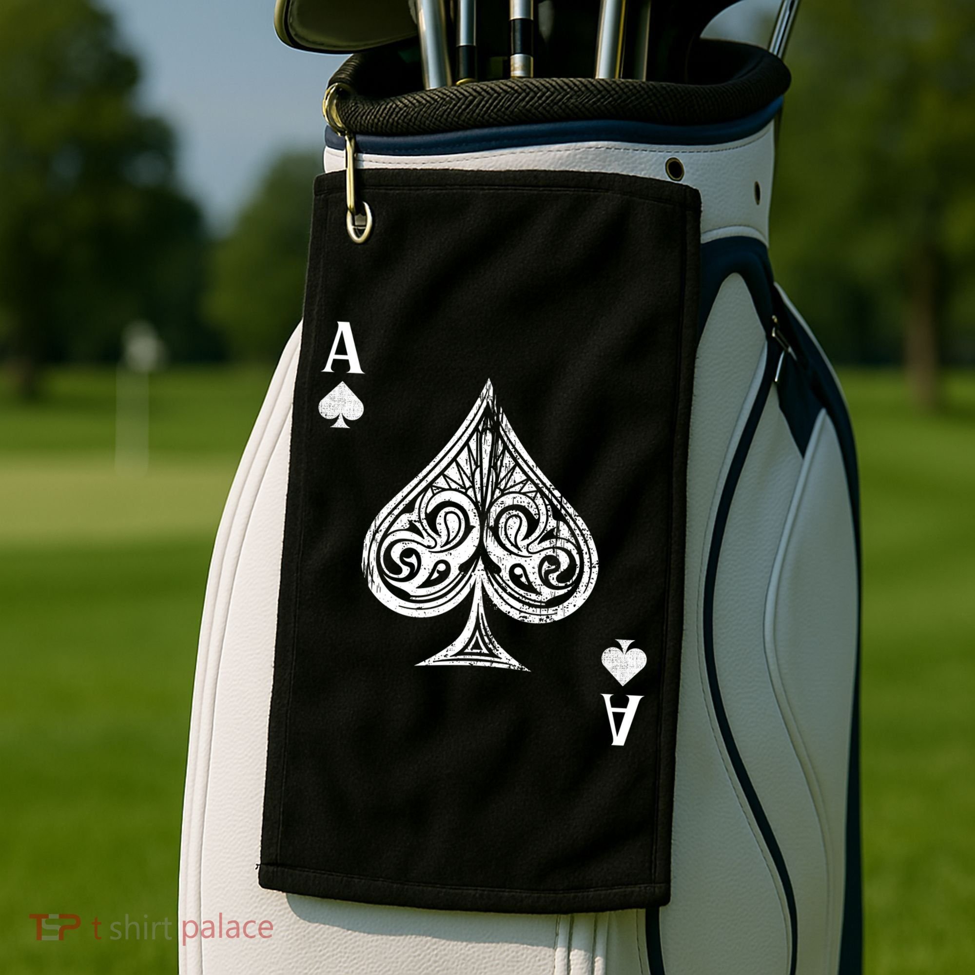Ace Of Spades Great Gift Golf Towel