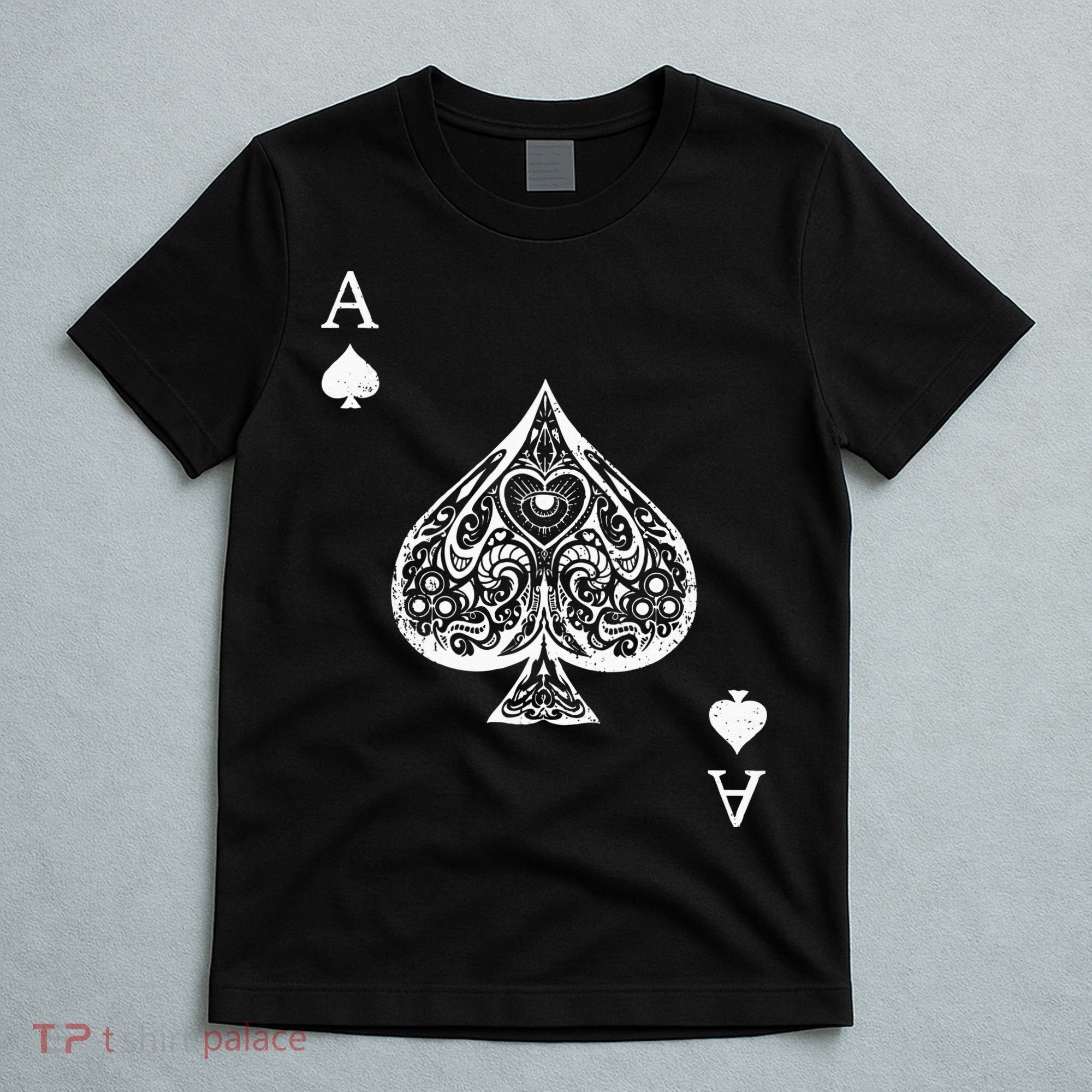 Ace Of Spades Costume Playing Card Costume Ace Spade T-Shirt