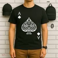 Ace Of Spades Costume Playing Card Costume Ace Spade T-Shirt thumb 6