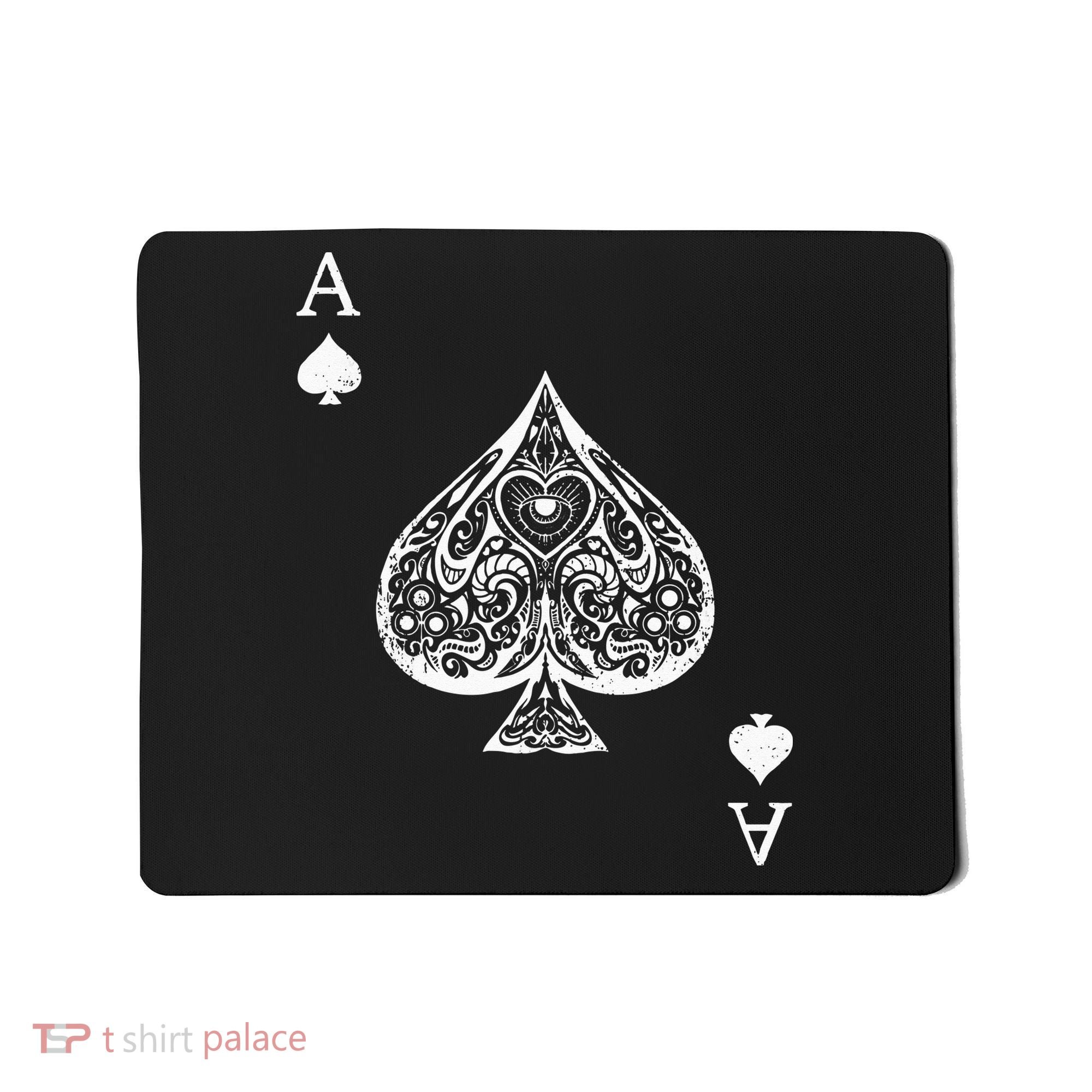 Ace Of Spades Costume Playing Card Costume Ace Spade Mousepad