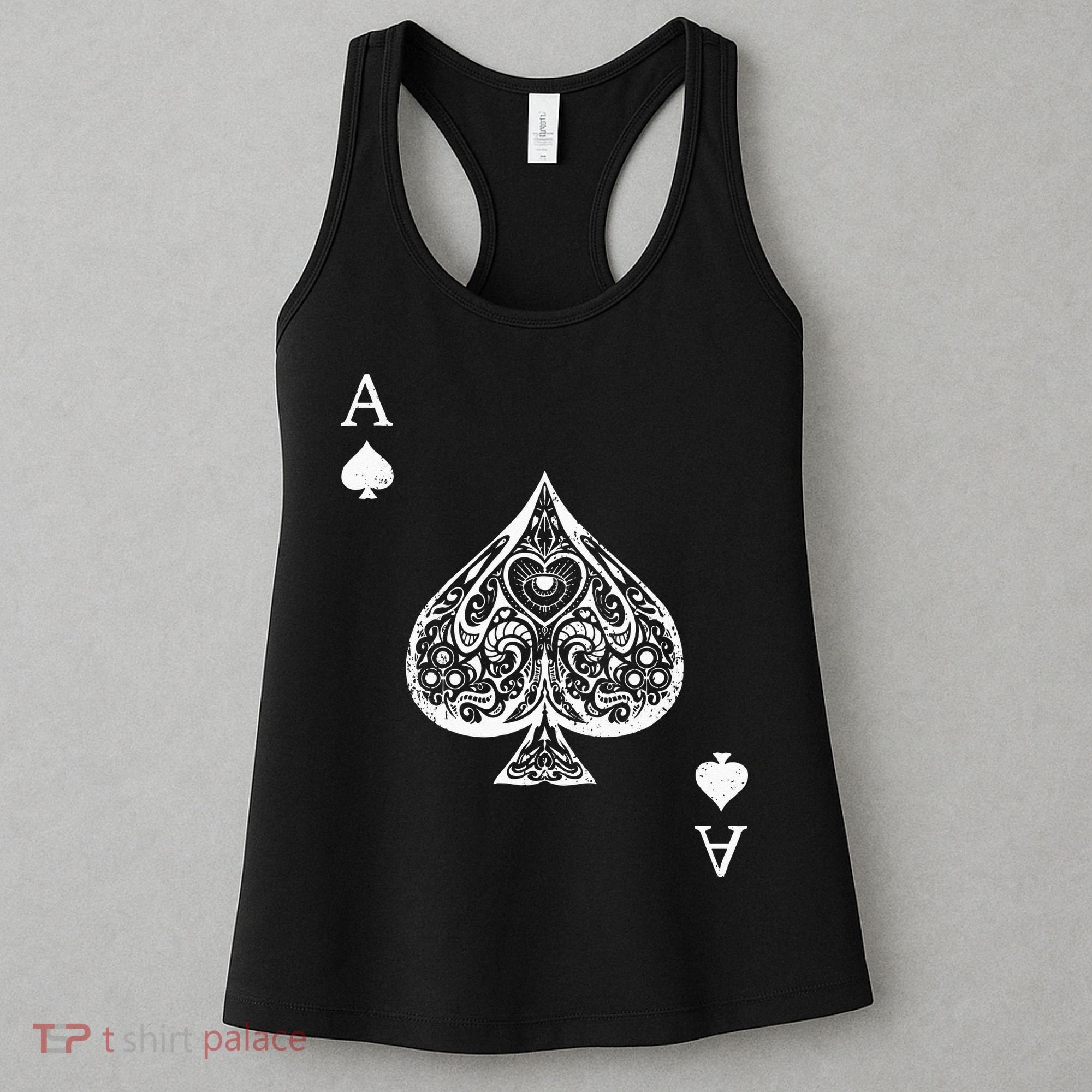 Ace Of Spades Costume Playing Card Costume Ace Spade Women's Tank Top
