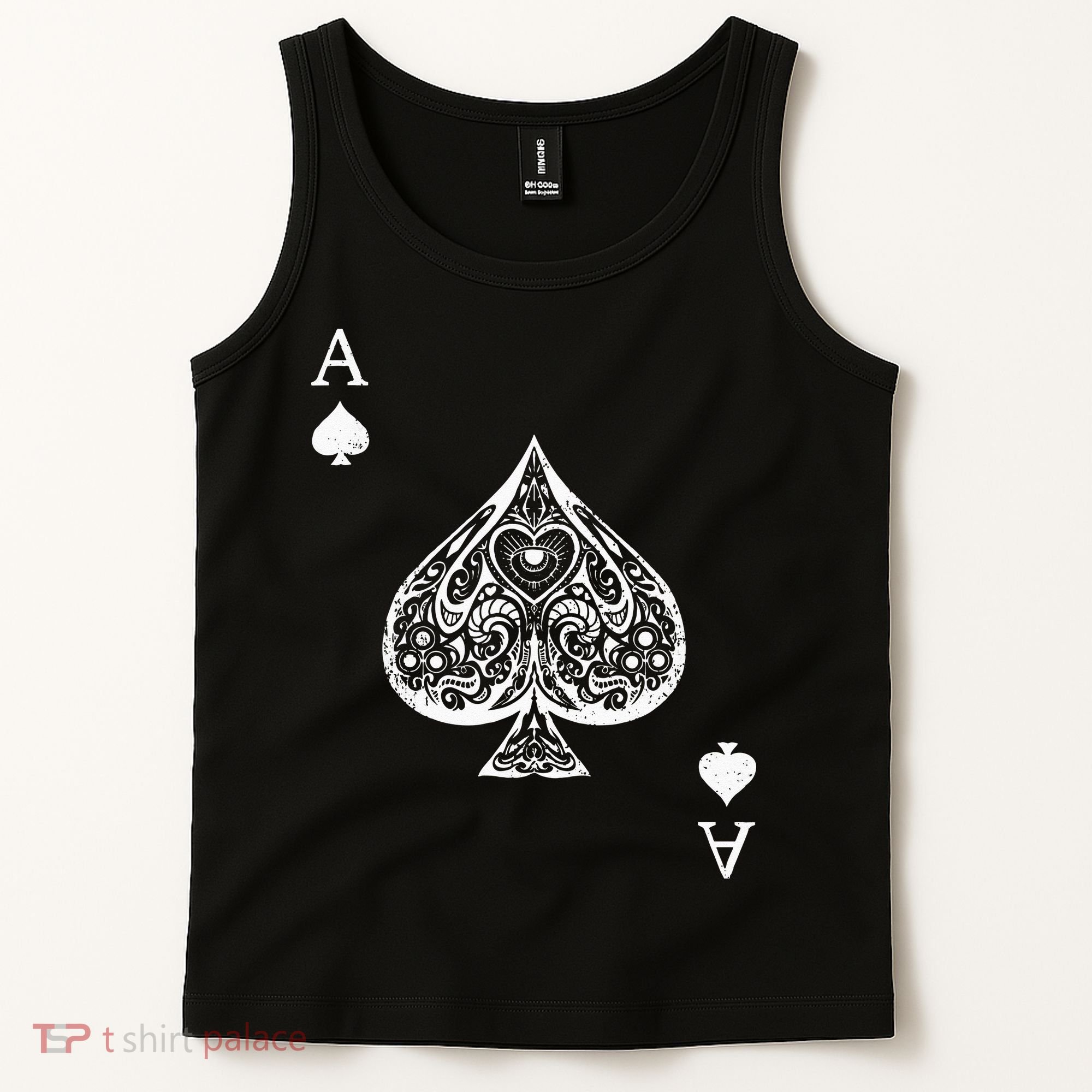 Ace Of Spades Costume Playing Card Costume Ace Spade Tank Top