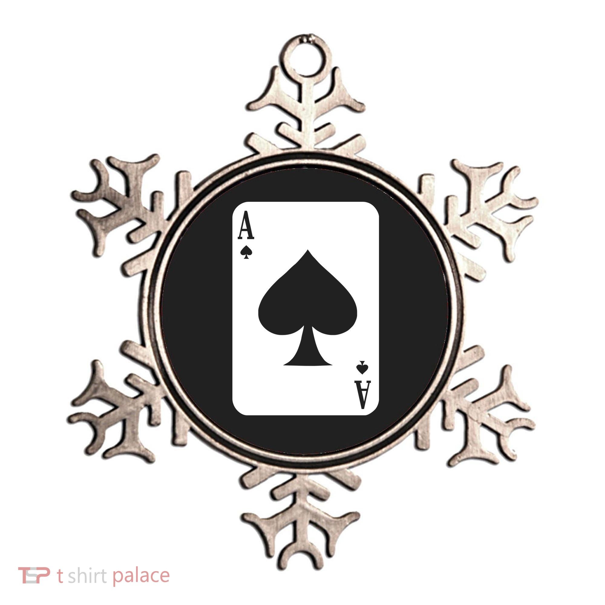 Ace Of Spades Ornament