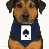 Ace Of Spades USA-Made Doggie Bandana thumb 1