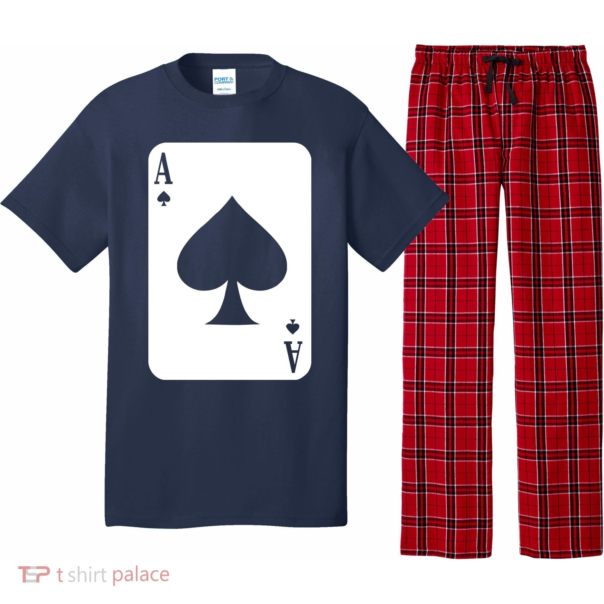 Ace Of Spades Pajama Set