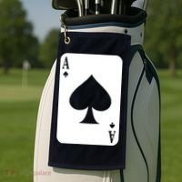 Ace Of Spades Golf Towel thumb 2