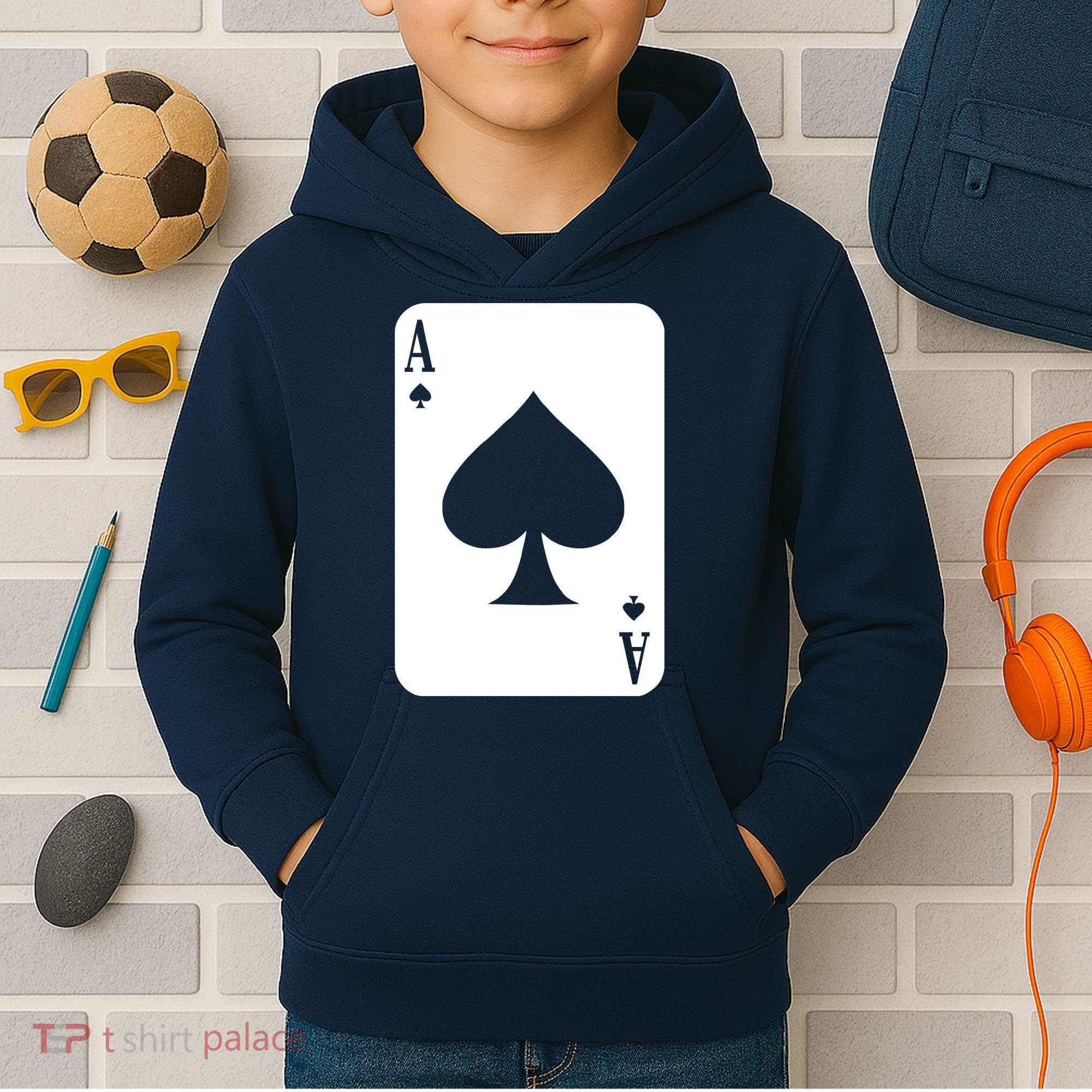 Ace Of Spades Kids Hoodie