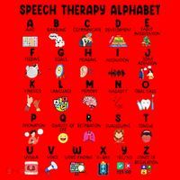 Abc Of Speech Therapy Alphabet Speech Language Pathologist Santa Hat thumb 1