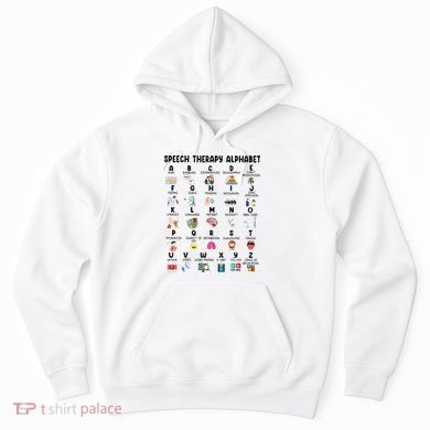 Abc Of Speech Therapy Alphabet Speech Language Pathologist Hoodie
