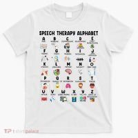 Abc Of Speech Therapy Alphabet Speech Language Pathologist T-Shirt thumb 0