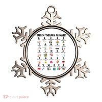 Abc Of Speech Therapy Alphabet Speech Language Pathologist Ornament thumb 0