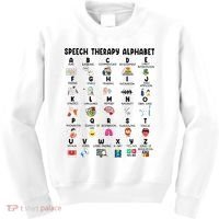 Abc Of Speech Therapy Alphabet Speech Language Pathologist Kids Sweatshirt thumb 0