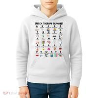 Abc Of Speech Therapy Alphabet Speech Language Pathologist Kids Hoodie thumb 4