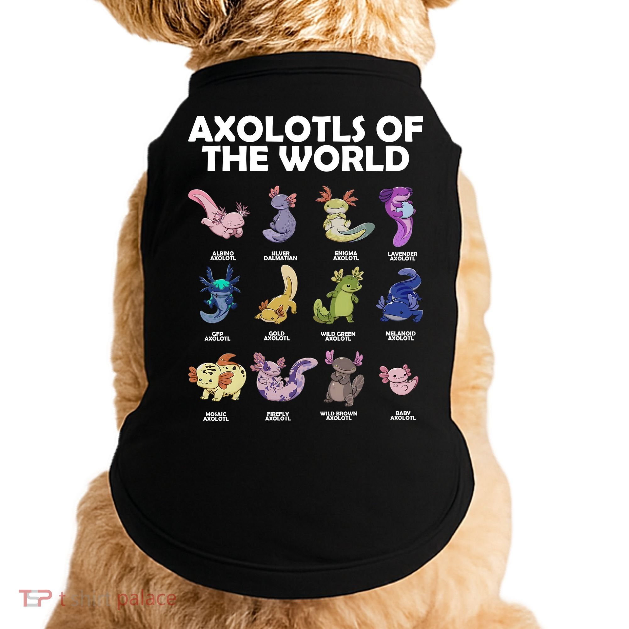 Axolotls Of The World Doggie Tank