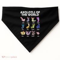 Axolotls Of The World USA-Made Doggie Bandana thumb 0