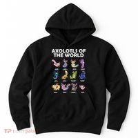 Axolotls Of The World Hoodie thumb 0