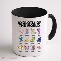 Axolotls Of The World Coffee Mug thumb 1