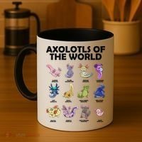 Axolotls Of The World Coffee Mug thumb 4