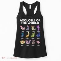 Axolotls Of The World Women's Tank Top thumb 0