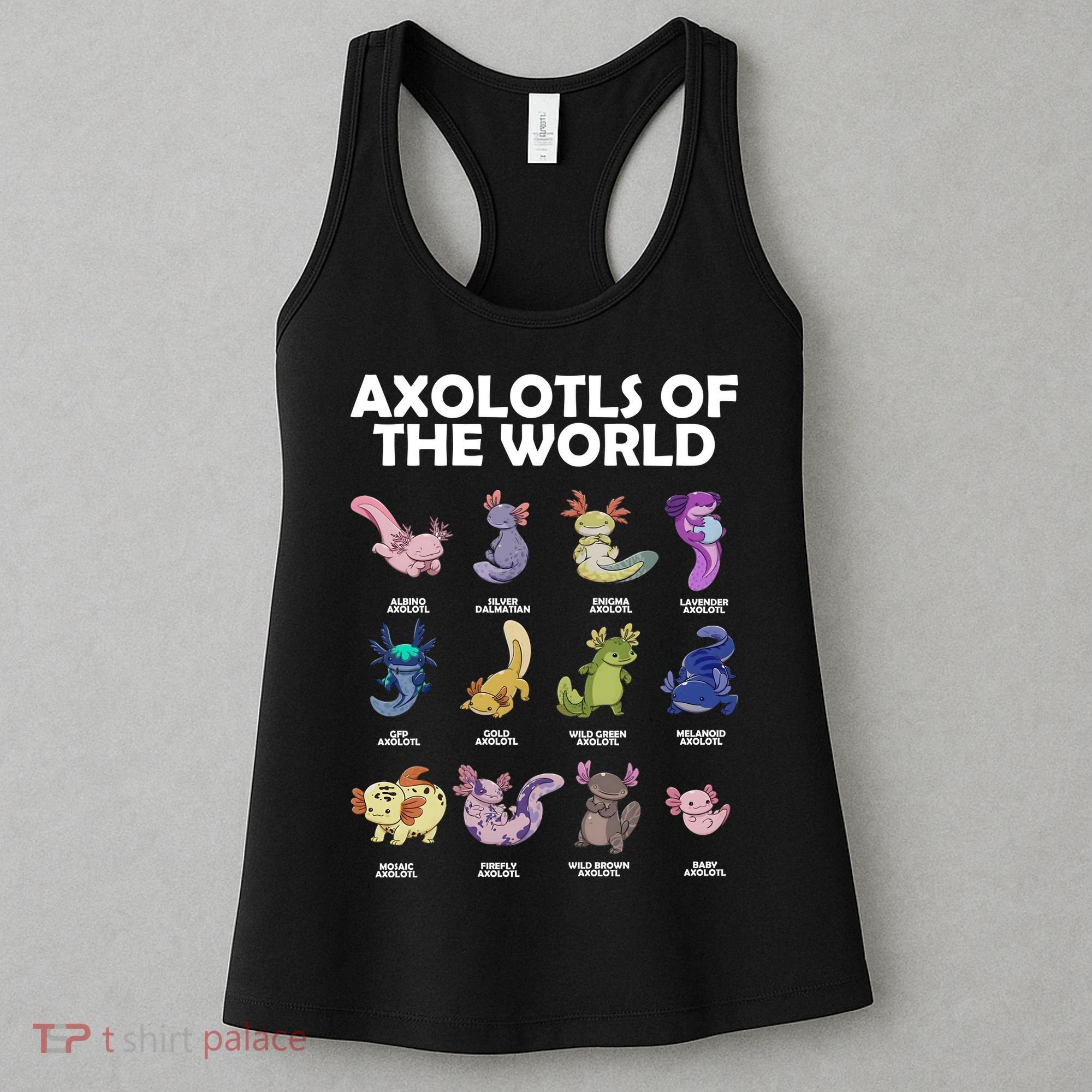 Axolotls Of The World Women's Tank Top