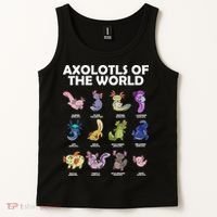 Axolotls Of The World Tank Top thumb 2