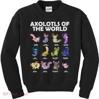 Axolotls Of The World Kids Sweatshirt thumb 0