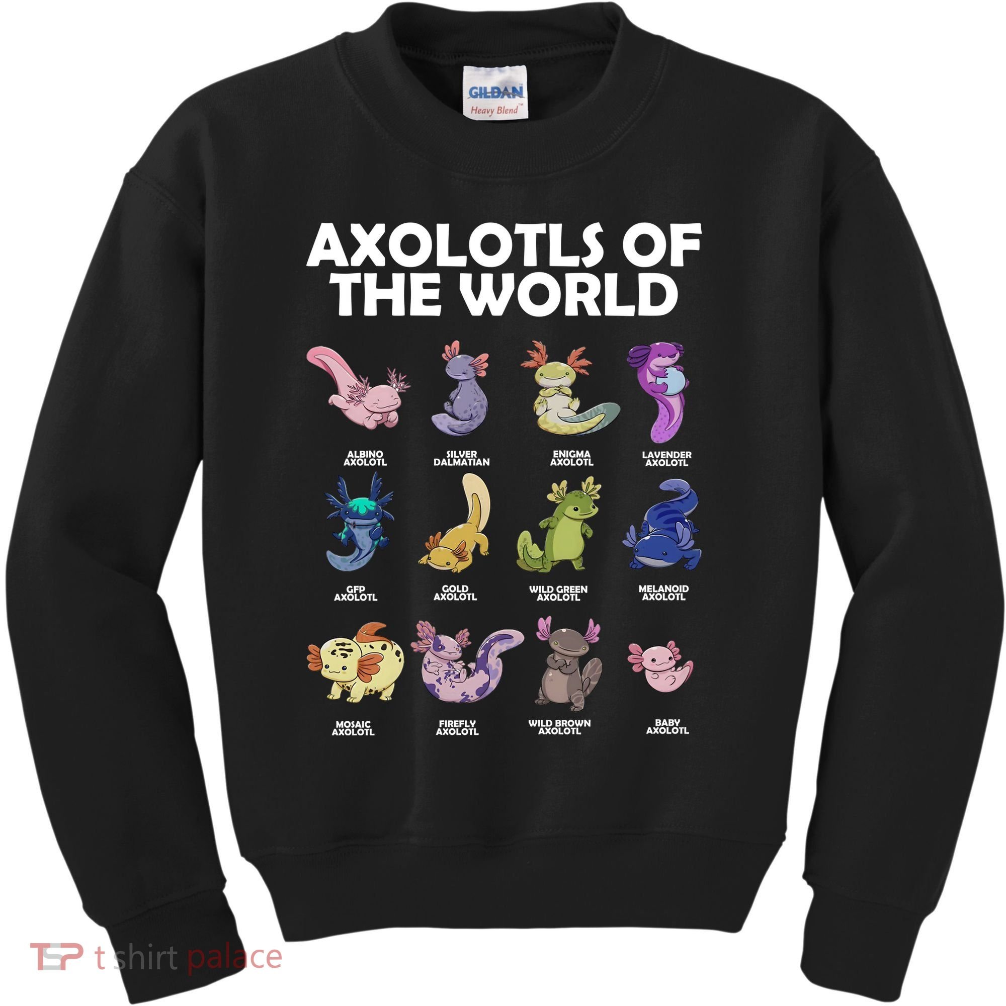 Axolotls Of The World Kids Sweatshirt