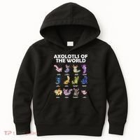 Axolotls Of The World Kids Hoodie thumb 0