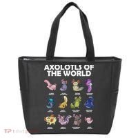 Axolotls Of The World Tote Bag thumb 0