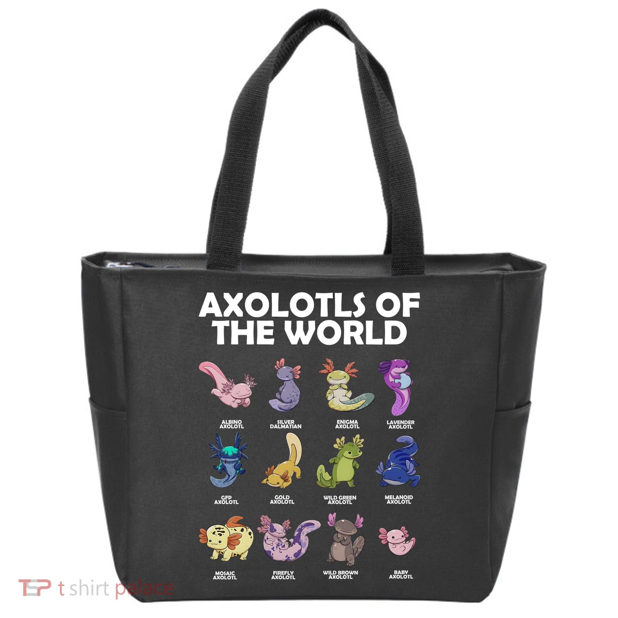 Axolotls Of The World Tote Bag