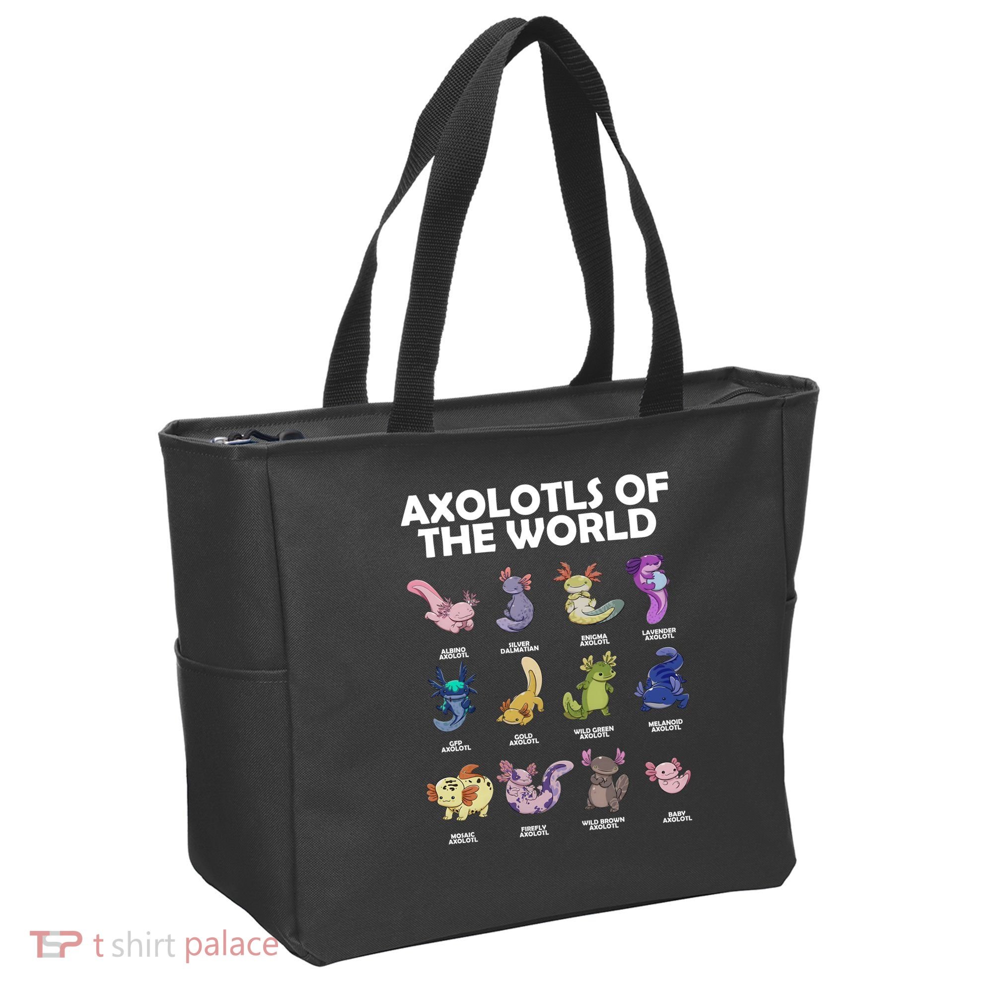 Axolotls Of The World Tote Bag