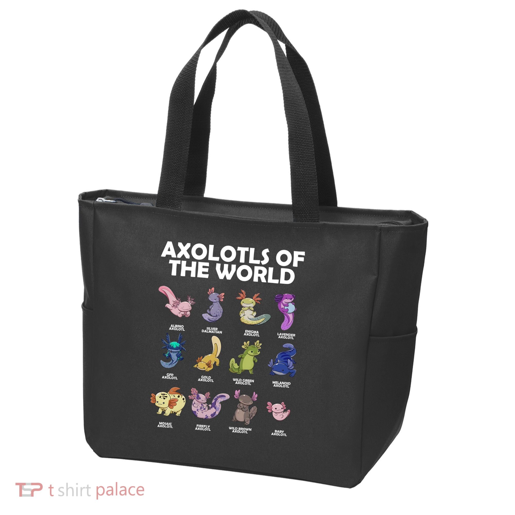 Axolotls Of The World Tote Bag