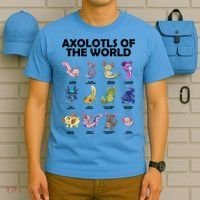 Axolotls Of The World T-Shirt thumb 5