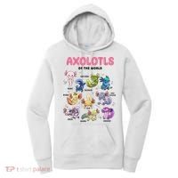 Axolotls Of The World Animals Kawaii Women's Hoodie thumb 0