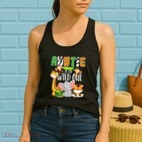 Auntie of the Wild One Zoo Theme Birthday Safari Animals Women's Tank Top thumb 2