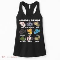 Axolotls Of The World Sweet Animals Kawaii Axolotl  Women's Tank Top thumb 0