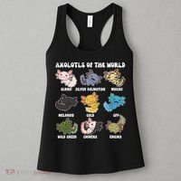 Axolotls Of The World Sweet Animals Kawaii Axolotl  Women's Tank Top thumb 3