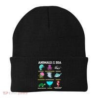 Animals Of The World Sea Creatures Funny Ocean Humor Meme Beanie thumb 0