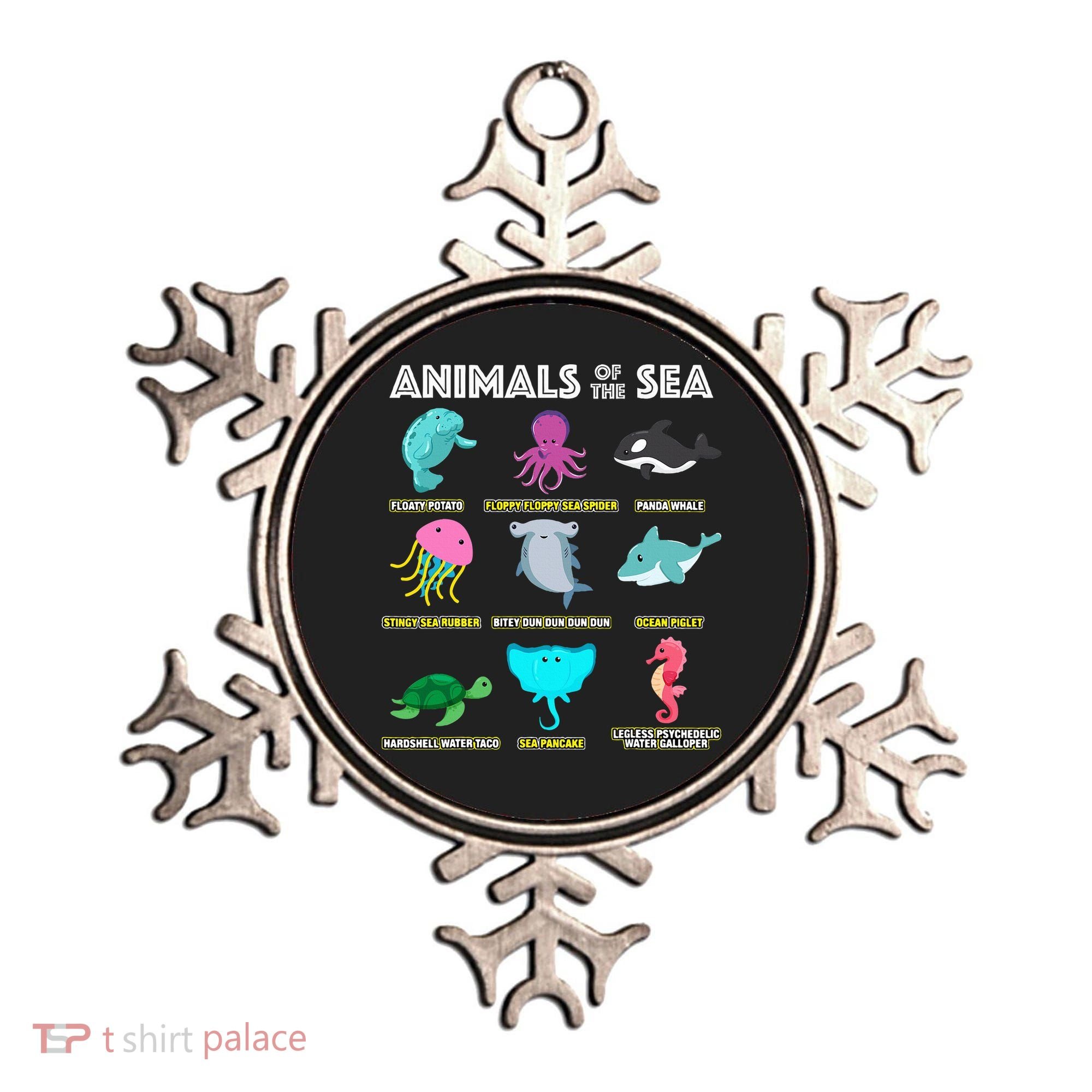 Animals Of The World Sea Creatures Funny Ocean Humor Meme Ornament