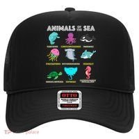 Animals Of The World Sea Creatures Funny Ocean Humor Meme Hat thumb 0