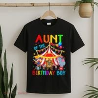 Aunt Of The Birthday Carnival Circus Themed Family Bday T-Shirt thumb 2