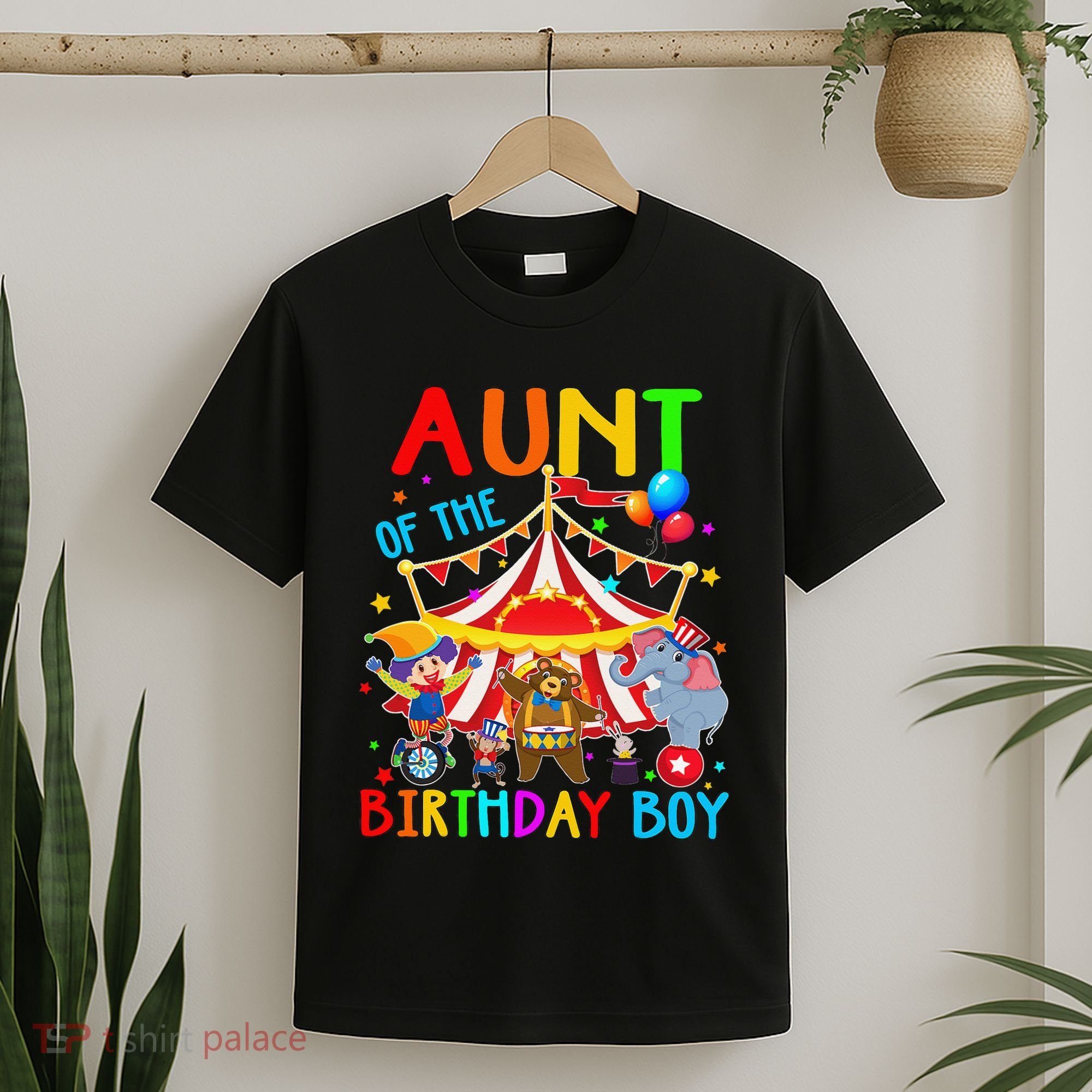 Aunt Of The Birthday Carnival Circus Themed Family Bday T-Shirt