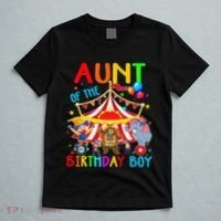 Aunt Of The Birthday Carnival Circus Themed Family Bday T-Shirt thumb 5