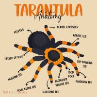 Anatomy Of Tarantula Spider Arthropod Arachnid Arachnophile Tote Bag thumb 4