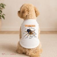 Anatomy Of Tarantula Spider Arthropod Arachnid Arachnophile Doggie Tank thumb 2
