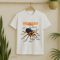 Anatomy Of Tarantula Spider Arthropod Arachnid Arachnophile T-Shirt thumb 2